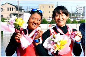 第96回全日本選手権女子舵手なしペア決勝表彰